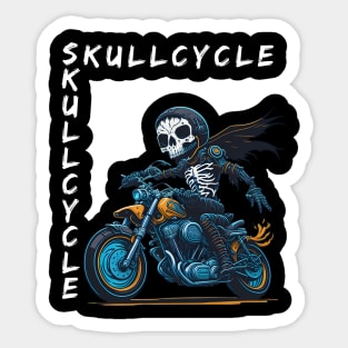 Skullcycle Sticker